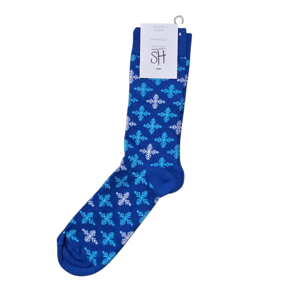 Happy Socks Snowflake Christmas Socks Mens